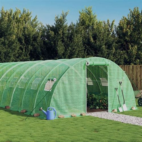 VidaXL - Gewächshaus polyethylen, One Size, Grün