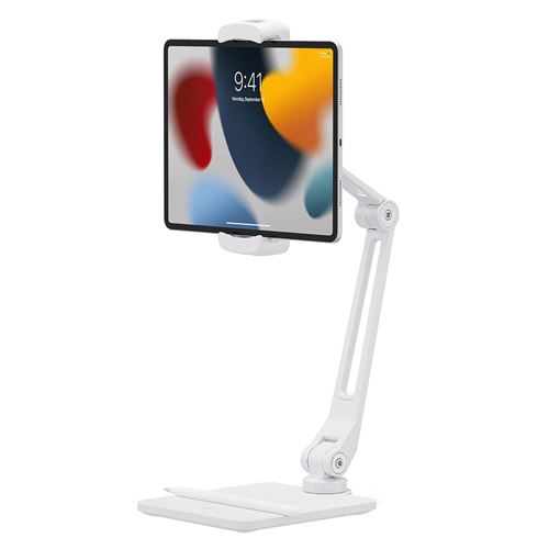 Support Universel Multi-angles HoverBar Duo (2&egrave;me G&eacute;n&eacute;ration) Blanc