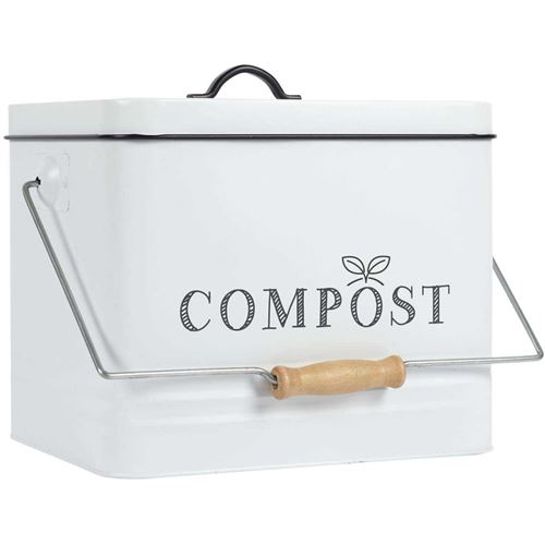 Cook Concept - Poubelle de cuisine à compost vintage 10 litres
