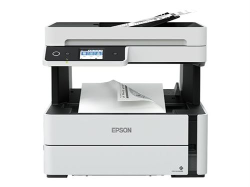 Epson EcoTank ET-M3180 - Imprimante multifonctions - Noir et blanc - jet d'encre - A4/Legal (support) - jusqu'à 20 ppm (impression) - 250 feuilles - 33.6 Kbits/s - USB 2.0, LAN