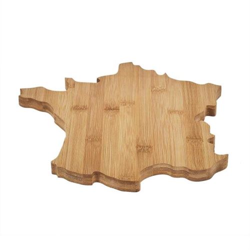 Non Communiqué Beige Planche À Fromages En Bambou Forme France