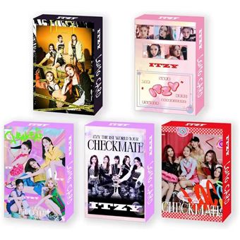 Lot de 5 paquets/150 cartes de vœux Lomo ITZY, cartes photo Kpop avec cartes postales marque générique - 1