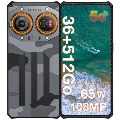 5G Smartphone IIIF150 Air2 Ultra 6.78” 512 GO-Noir