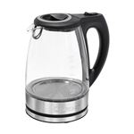 Bouilloire électrique Verre 2L 2200W - LED Inox - Maintien Chaud