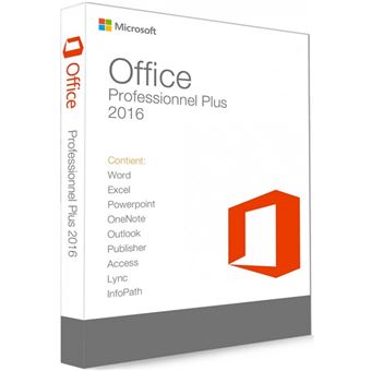 Microsoft Office 2016 Professionnel Plus (5 PC) - Clé licence à télécharger - 1