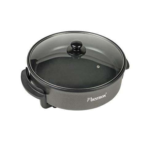 Poêle électrique multifonction 40cm 1500w noir Bestron AHP1800Z