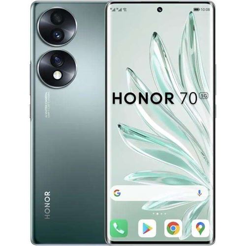 Smartphone Honor 70 vert 6.67 pouces RAM 8 Go stockage 256 Go