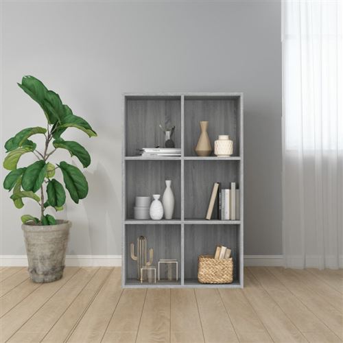 Vidaxl Gris Bibliothèque/Buffet Sonoma 66X30x98 Cm - Image 3