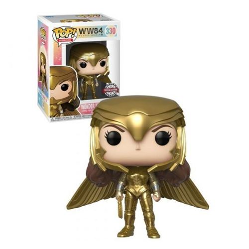 Funko Pop Wonder Woman 330 Golden Armor - WW84 Special Originelle Vinyl +Film - Image 3