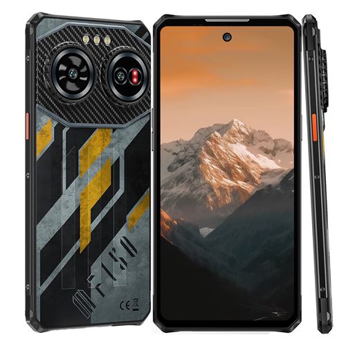 IIIF150 Air3 Smartphone 6.6 12Go+512Go 5000mAh(30W) Android 14 téléphone Dual SIM 4G-Orange(257g )