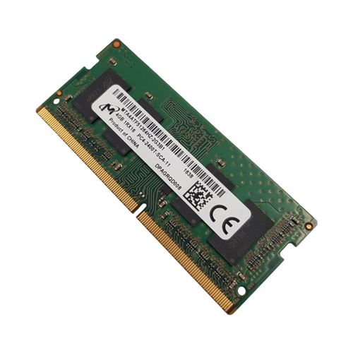 Barrette Mémoire 4Go Ram Ddr4 Micron 4Go 1Rx16 Pc4-2400T So-Dimm Mta4Atf51264Hz-2G3B1
