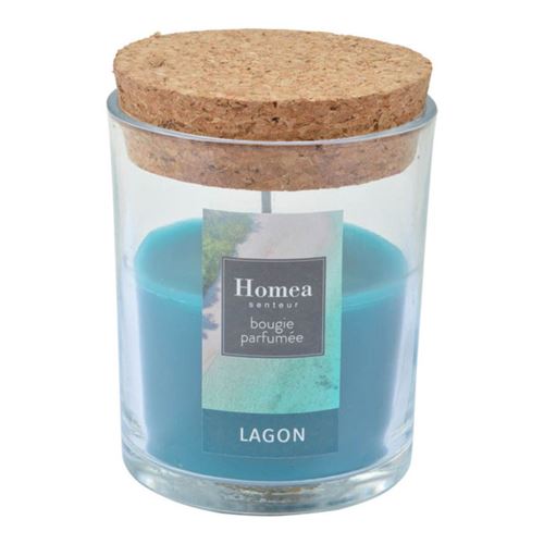 GENERIQUE - Bougie Verrine Parfumée Essentiel II - 8cm - Lagon - Image 3