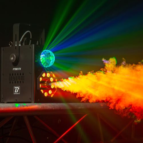 BoomTone DJ F700 FX Machine à Fumée, Eclairage et jeux de lumière, Top Prix