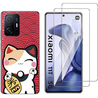 Coque pour Xiaomi Mi 11T / Mi 11T Pro 5G et 2 protections écran Verre