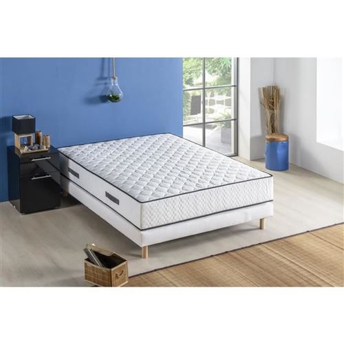 Matelas 160 x 200 - 672 Ressorts - 24 cm - 5 zones - Equilibre - DETENTE