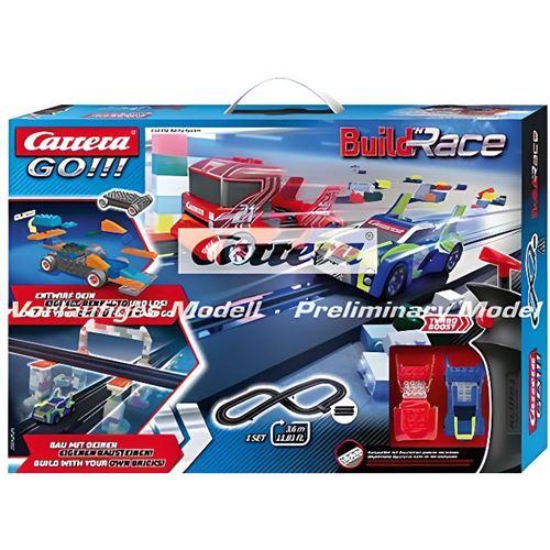 Circuit Carrera Go 20062529 Build'n Race - Racing Set 3,6m