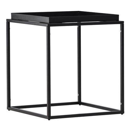 Non Communiqué Noir Porto Table D’appoint