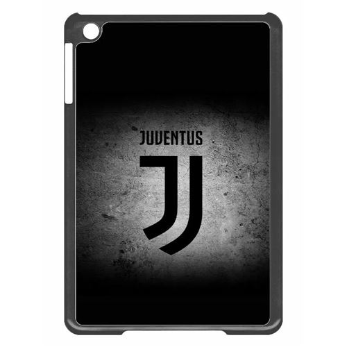 Coque tablette My-Kase pour iPad mini 2 - juventus foot logo fond noir - Plastique Noir