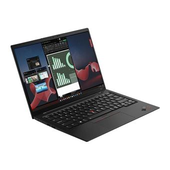 Lenovo ThinkPad X1 Carbon Gen 11 21HM - Conception de charnière à 180 degrés - Intel Core i7 - 1355U / jusqu'à 5 GHz - Evo - Win 11 Pro - Carte graphique Intel Iris Xe - 16 Go RAM - 512 Go SSD TCG Opal Encryption 2, NVMe, Performance - 14" IPS 1920 x