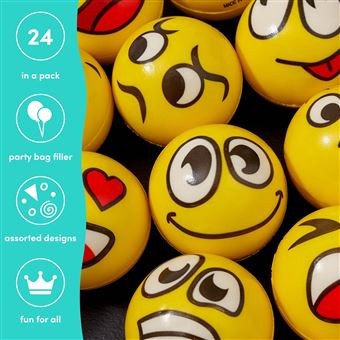Balles Anti-Stress Bleues à Presser Jouet Anti-Stress pour Enfants et Adultes