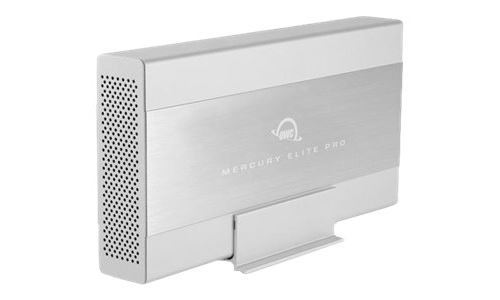 OWC Mercury Elite Pro - Disque dur - 2 To - externe (portable) - 3.5 - FireWire 800 / USB 3.2 Gen 1/ eSATA - 7200 tours/min - mémoire tampon : 256 Mo - aluminium