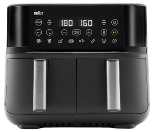 Braun TD 3030I BK Doppel 8 l Eigenständig 2850 W Heißluftfritteuse Schwarz
