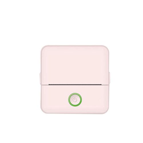 Mini Imprimante Bluetooth Sans Encre Portable Rose Pour Étudiants et Bureau YONIS