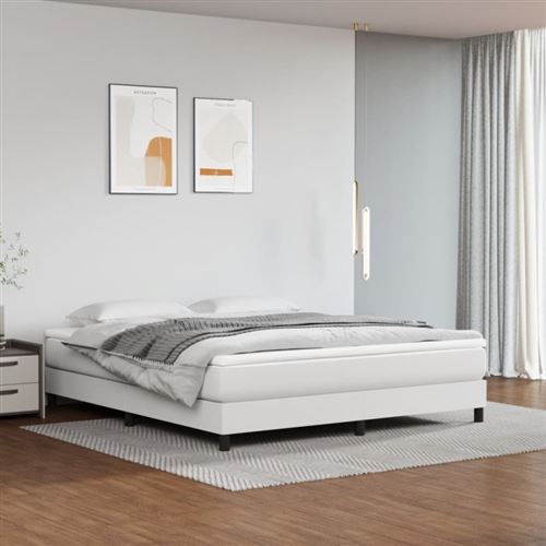 Non Communiqué Blanc Matelas De Lit À Ressorts Ensachés 160X200x20 Cm