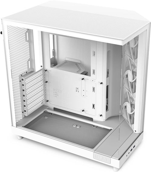 Non Communiqué Boîtier Moyen-Tour Compact Double Chambre Airflow - Nzxt H6 Flow - Cc-H61fw-01
