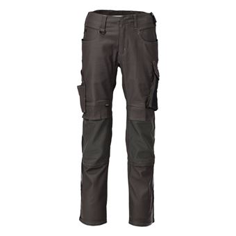 Pantalon de travail avec poches genouillères MASCOT Unique - 21979-459-Gris anthracite-50-76 - 1