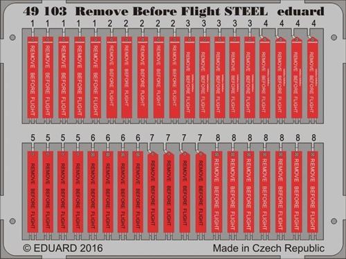 Remove Before Flight Steel - 1:48e - Eduard Accessories