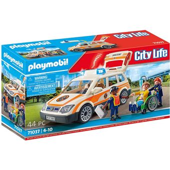 PLAYMOBIL 5541 Ambulance avec secouriste pas cher 