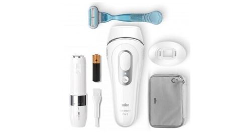 Braun Silk-expert Pro IPL PL3129 Lumière pulsée Argent, Blanc