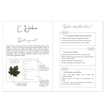 Carnet Herbier A5 - Draeger Paris