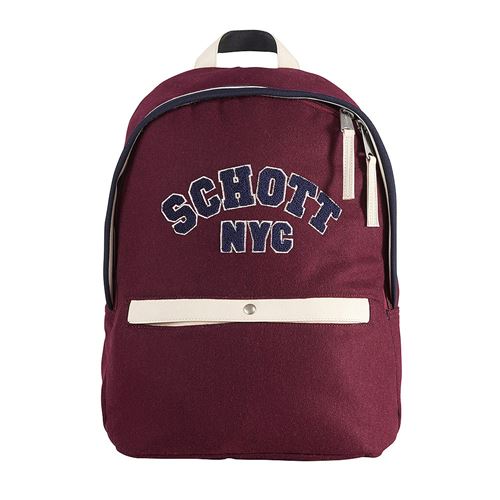 SCHOTT Sac a Dos - 1 Compartiment - Primaire / College - 31 cm - Burgundy - Enfant fille