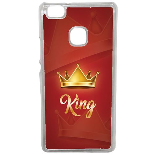 Coque King Fond Rouge Compatible Huawei Mate 9 Lite Transparent