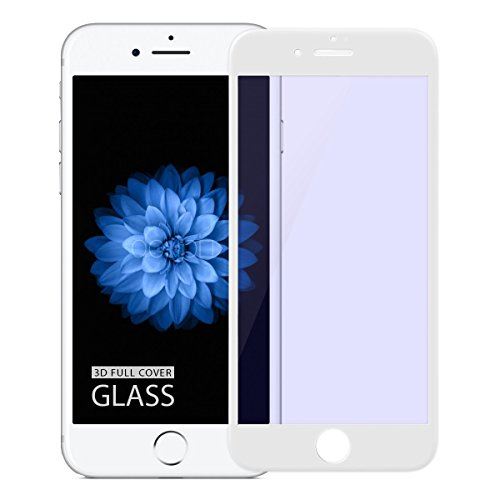 doupi FullCover Verre Protection pour iPhone 6 / 6S (4,7 Pouces), Prime 9H HD 3D Touch Trempé écran Protecteur Couverture complète, Blanc