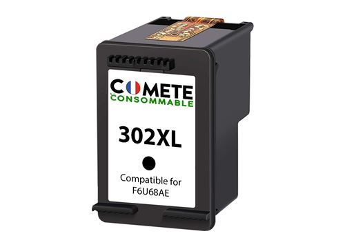 COMETE CONSOMMABLE COMETE - 302XL - 1 Cartouche d'encre Compatible HP 302XL - Marque fran&ccedil;aise