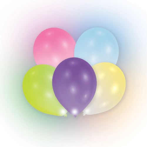 Amscan ballon led coloré 27,5 cm 12 pièces