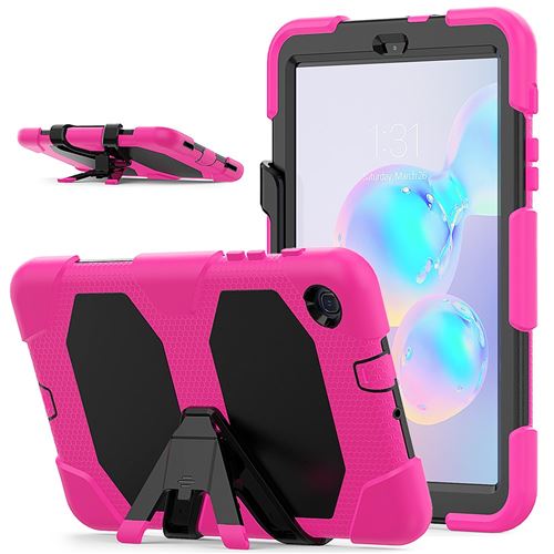 Coque en TPU + Silicone antichoc rose pour votre Samsung Galaxy Tab A 8.4 (2020) T307