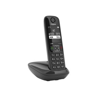 Gigaset AS690 - Téléphone sans fil avec ID d'appelant - ECO DECT\GAP - noir