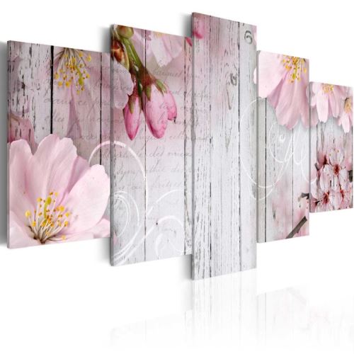 Tableau - Délicatesse florale .Taille : 100x50