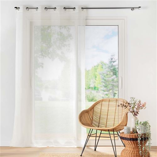 Panneau a oeillets 140 x 240 cm voile sable lissea Naturel