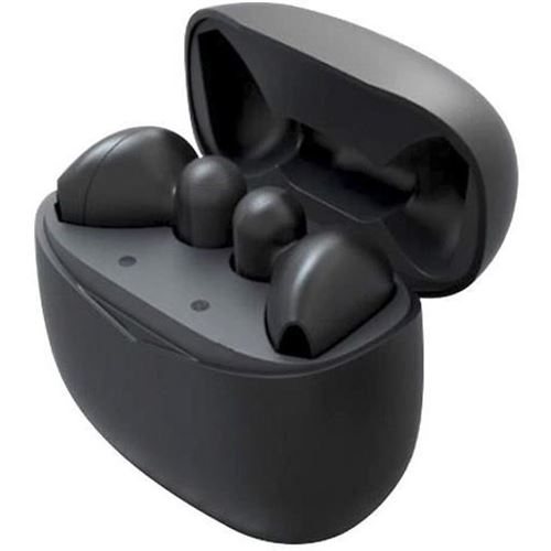 Inovalley CO5-BTH - Werkelijk draadloze koptelefoon met micro - inwendig - Bluetooth - zwart