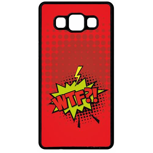 Coque Samsung Galaxy A5 Modele 2015 Wtf Fond Rouge