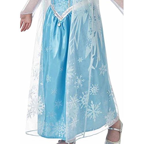 Disney Officiel Deluxe Deguisement Reine des Neiges Elsa Robe