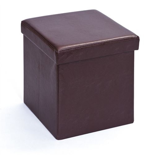 Paris Prix - Boîte De Rangement Pliable basics 38cm Marron
