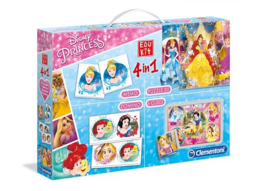 Clementoni - Edukit 4 en 1 - Princesses
