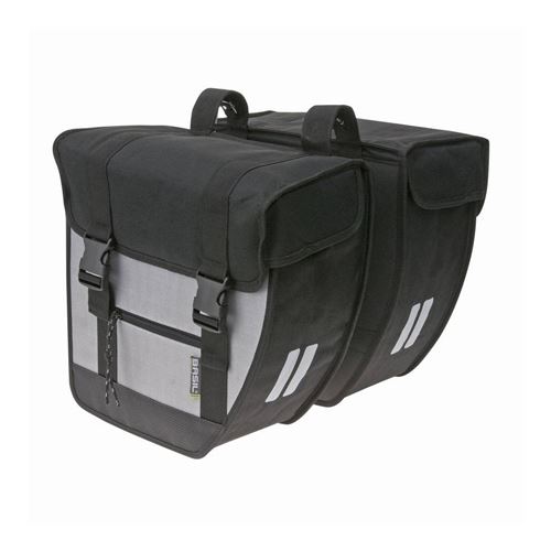 Sacoche arriere velo double basil tour 26l noir-gris (32x13x32cm)
