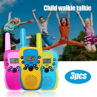Talkie Walkie Enfants KITEKOY 3 pcs Radio à 2 Voies avec 22 Canaux - Talkie  Walkie - à la Fnac